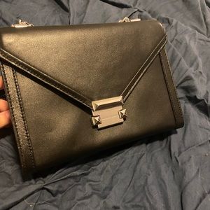 Michael Kors Black Crossbody Chain Purse